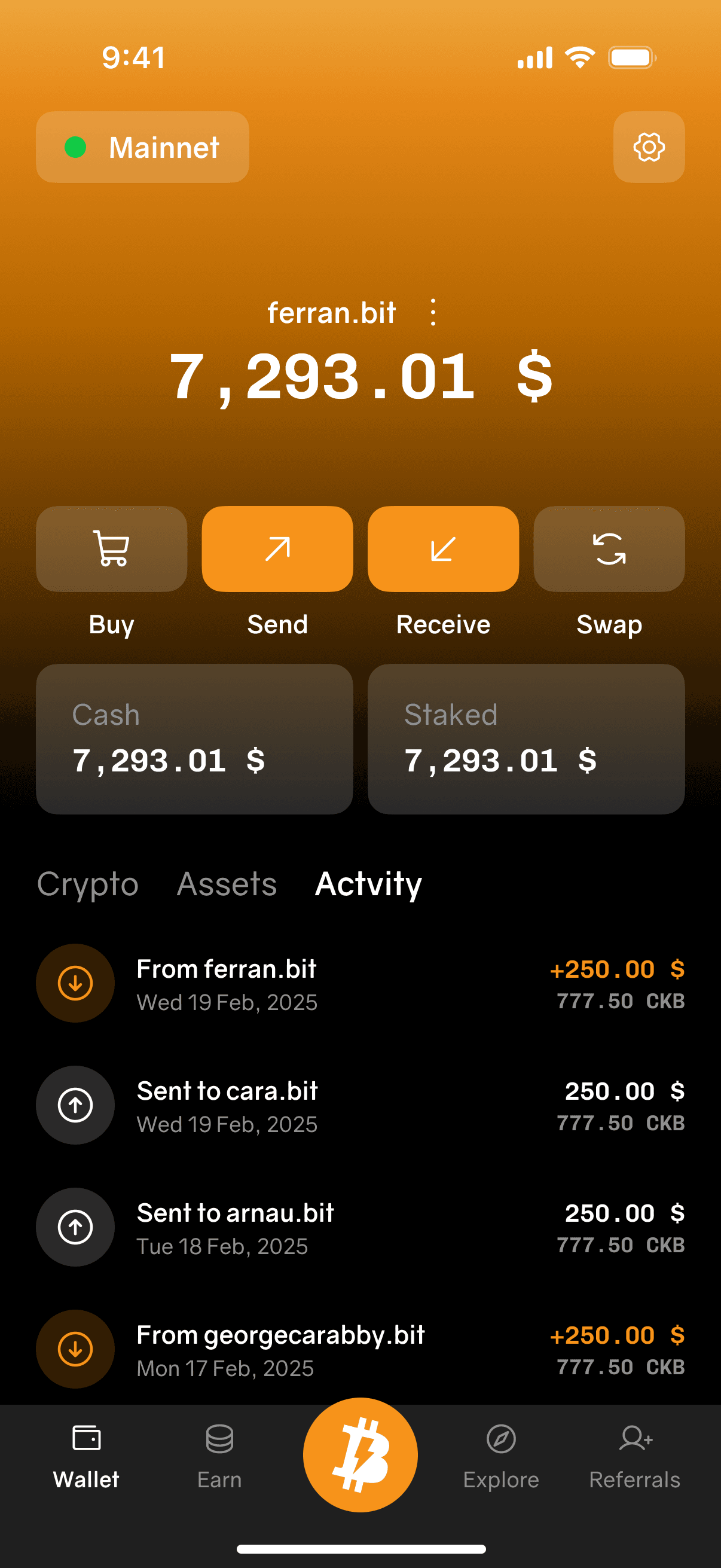 Bitcoin Light wallet app
