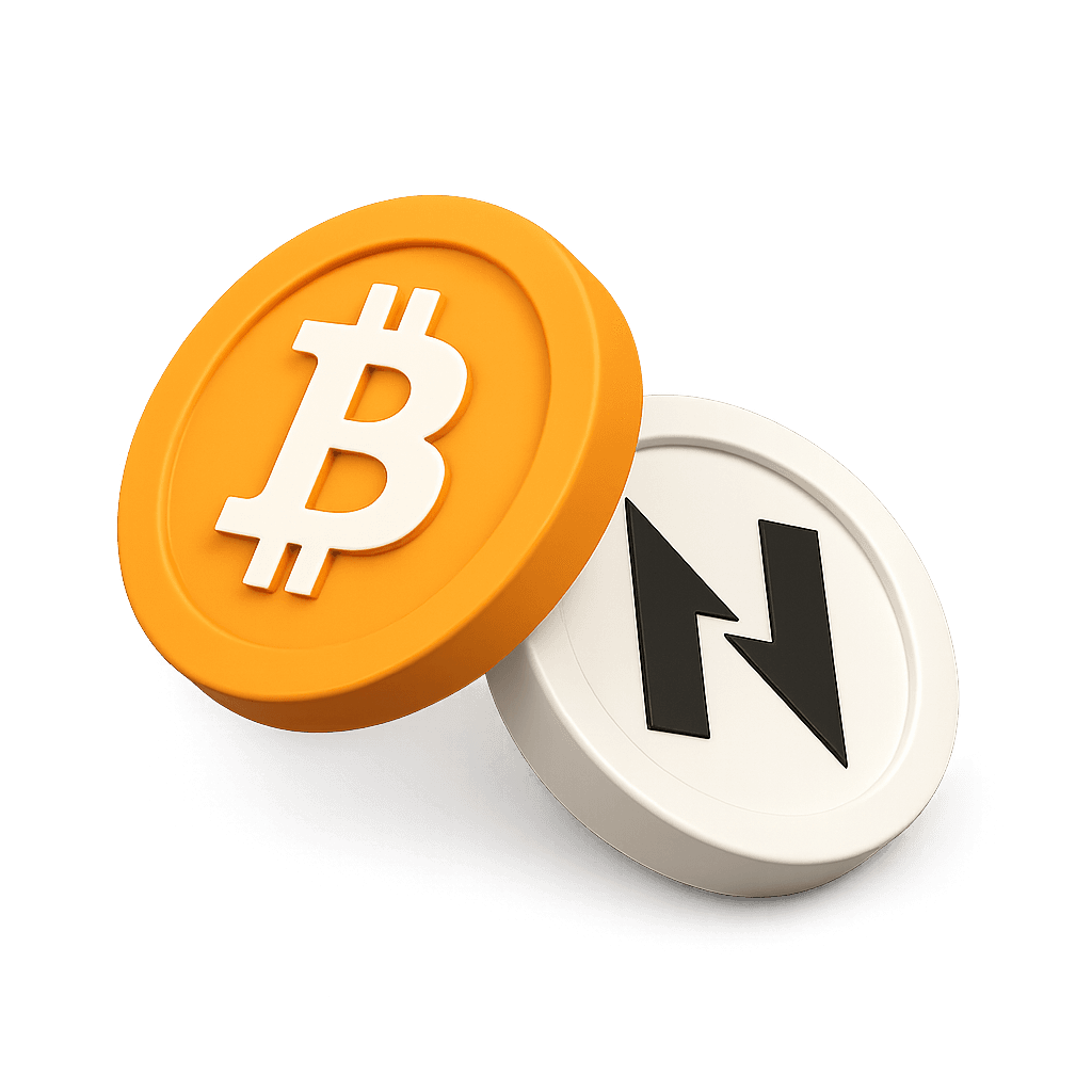 Bitcoin and Nervos coins